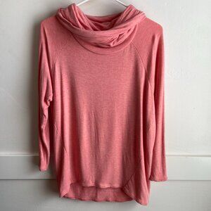 Lou & Grey Salmon Turtleneck Long Sleeve Shirt